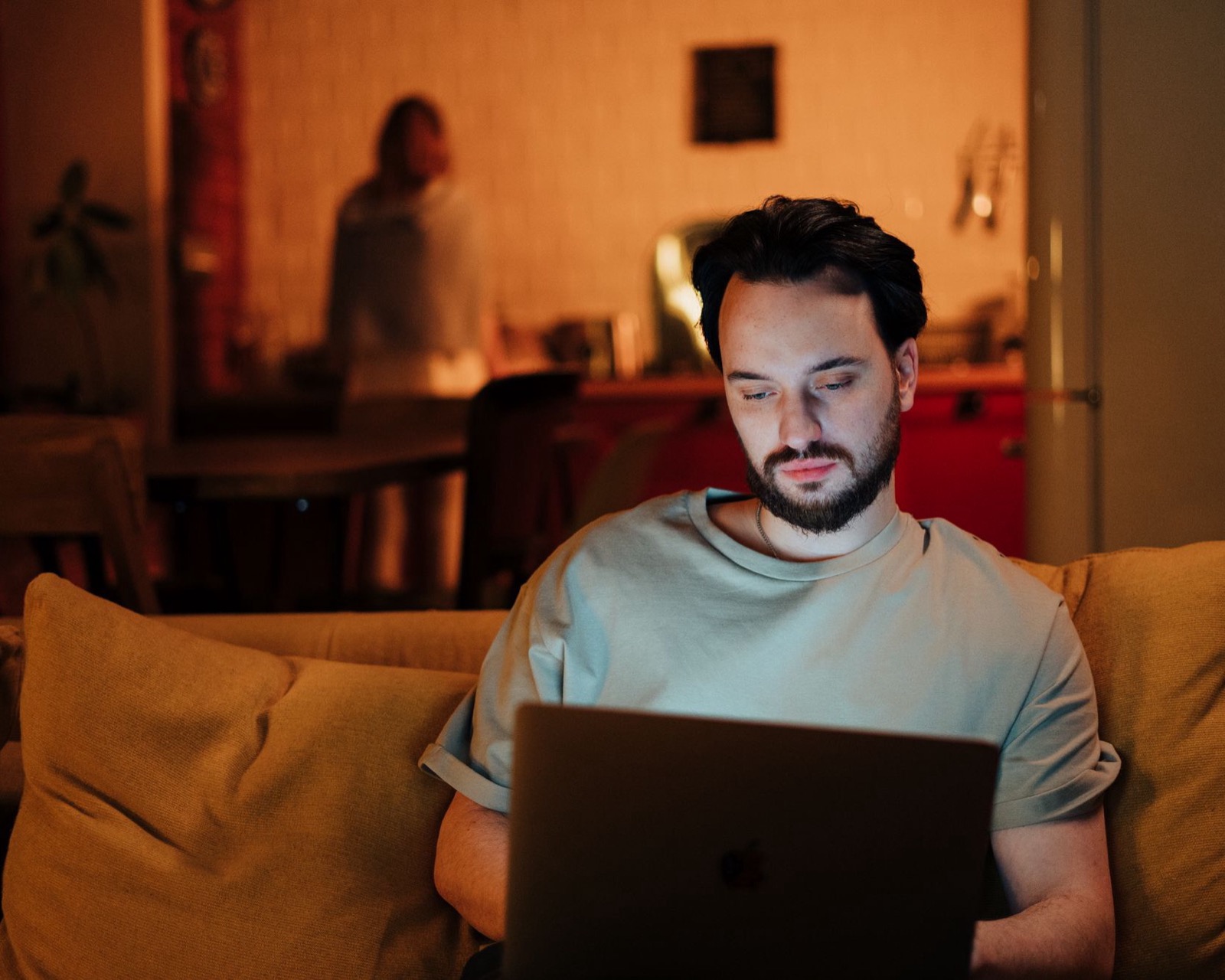Clearing enquiries from home in the evening